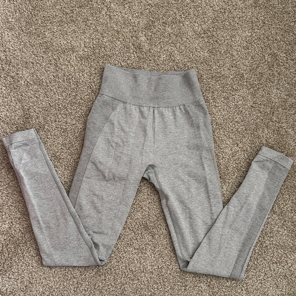Gymshark Grey and Blue leggings